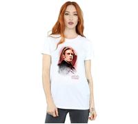 The Last Jedi General Hux Brushed Cotton Boyfriend T-Shirt Star Wars White L