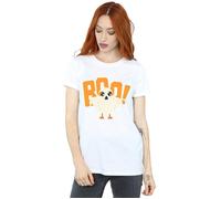 The Last Jedi Halloween Ghost Porg Cotton Boyfriend T-Shirt Star Wars White 4XL