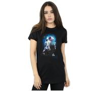 The Last Jedi R2-D2 Brushed Cotton Boyfriend T-Shirt Star Wars Black XXXL
