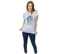 The Last Jedi R2-D2 Brushed Cotton T-Shirt Star Wars Grey XXL