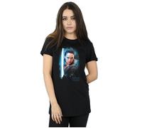 The Last Jedi Rey Brushed Cotton Boyfriend T-Shirt Star Wars Black XXL