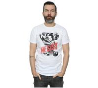 The Last Jedi Rey Resist T-Shirt Star Wars White XXL