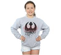 The Last Jedi Shattered Emblem Sweatshirt Star Wars Grey 7-8 Years