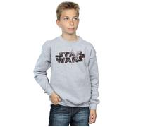 The Last Jedi Spray Logo Sweatshirt Star Wars Grey 7-8 Years