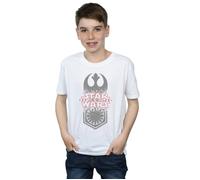 The Last Jedi Symbol Crash T-Shirt Star Wars White 12-13 Years