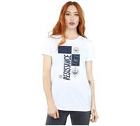The Last Jedi The Resistance Cotton Boyfriend T-Shirt Star Wars White XXXL
