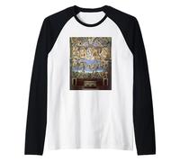 The Last Judgement by Michelangelo (1541) Raglan Baseball Tee