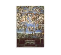 The Last Judgement - Michelangelo Canvas Wall Art Prints Poster Photo Picture Painting Posters Room Decor 08x12inch(20x30cm)
