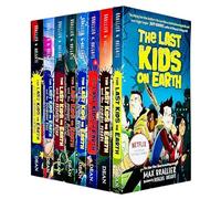 The Last Kids On Earth Series Books 1 - 8 Collection Set By Max Brallier(Last Kids On Earth,Zombie Parade,Nightmare King,Cosmic Beyond,Midnight Blade,Skeleton Road,Doomsday Race &Forbidden Fortress)