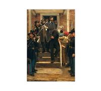 The Last Moments Of John Brown Abolitionist Kiss Canvas Poster Wall Art Decor Print Picture Paintings for Living Room Bedroom Decoration 08x12inch(20x30cm)
