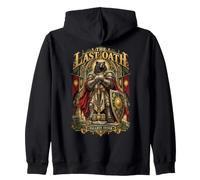 The Last Oath Fantasy Bear Knight Epic Adventure Valor Zip Hoodie