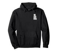 The Last of Us Left Pocket Distressed Logo Dark Lettering Pullover Hoodie
