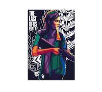 The Last of Us Part II Poster Colorful Wall Art Print Video Game Artwork Modern Home Decor Gaming Gift Unique Design Decorative Poster for Living Room Gift 12x18inch(30x45cm) Unframed