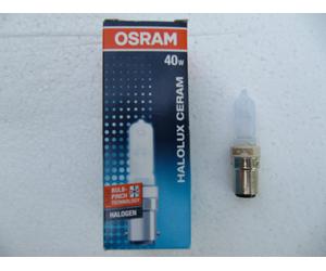 The Last Osram Halolux Ceram 40W B15d / SBC Matt 64467AM - Rare [EEK: G]