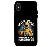 The Last Person You Call But Glad You Did Forensic Cleaner Case for iPhone X/XS