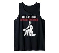 The Last Ride Groom Engaged Boys Night Out Wedding Groomsmen Tank Top