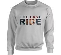 The Last Ride Sidhu Moose Wala Jumper In Remembrance Of Late Sidhu Moose Wala RIP Legend Punjabi Singer Overseas Punjabis Gift For Family & Friends Unisex Gift Top (S, Sports Grey)