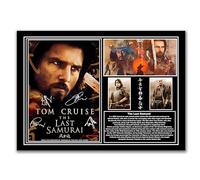 The Last Samurai Movie Poster, Tom Cruise, Signed Autograph Print, A4 Unframed Wall Art Print, Film Memorabilia