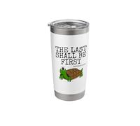 The Last Shall Be First, Tortoise Church Pastor Funny Stainless Steel Insulated Tumbler