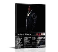 The Last Slimeto YoungBoy Never Broke Again Poster Canvas Wall Art Modern Simple Style Suitable for Various Life Scenes Is Also A Great Birthday Gift Souvenir ChoiceFrame-style12x18inch(30x45cm)