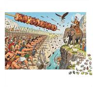 The Last Stand at Thermopylae Wooden Jigsaw Puzzle Waterproof 1000 Piece Puzzles for Adults Challenging And Brainteasing Home Decoration