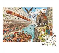 The Last Stand at Thermopylae Wooden Jigsaw Puzzle Waterproof 1000 Piece Puzzles for Adults Impossible Home Decoration