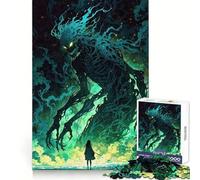 The Last Stand︰ Girl Vs. The Wraith Jigsaw Puzzles for Adults 1000 Piece Memory Boost Cozy Time Pattern Assembly Santa Wish List (38x52cm)