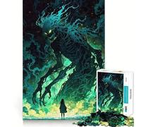The Last Stand︰ Girl Vs. The Wraith Jigsaw Puzzles for Adults 1000 Piece Memory Boost Cozy Time Pattern Assembly Santa Wish List (38x52cm)