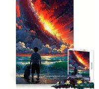The Last Sunset Jigsaw Puzzle for Adults 1000 Pieces Think Smart Toy Home Enjoy Accurate Cut Wall Art Decor (50x75cm)