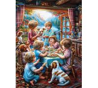 The Last Supper 300 Piece Pack DIY Jigsaw Puzzle Animal Plant Fairy Tale Collectors Cognitive Development Educational Decorative Puzzle Gifts for Adults Premium Cardboard 300 PCS