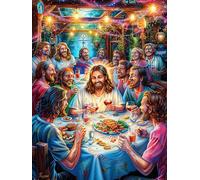 The Last Supper 300 Piece Pack DIY Jigsaw Puzzle Fantasy Animal Plant Collectors Cognitive Development Educational Decorative Puzzle Gifts for Adults Premium Cardboard 300 PCS