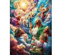 The Last Supper 300 Pieces Jigsaw Puzzles Wild Animals Fantasy Animal For Men Educational Decompression Adults Anxiety Memory Care Mothers Valentines Cardboard 300 PCS