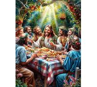 The Last Supper 500 Piece Complete Premium Jigsaw Puzzle Animal Pets Collectors Mind Relaxation Educational Decorative Puzzle Gifts for Adults Premium Cardboard 500 PCS