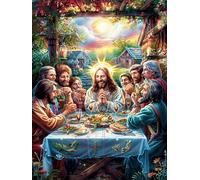 The Last Supper 500 Pieces Jigsaw Puzzles Fantasy Animal Plant For Men Educational Decompression Adults Anxiety Memory Care Mothers Valentines Gift Eco Friendly Material 500 PCS