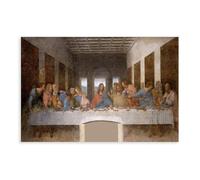 The Last Supper by Leonardo Da Vinci Canvas Art Poster And Wall Art Picture Print Modern Family Bedroom Decor Unframe 20x30inch(50x75cm)