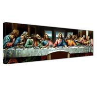 The Last Supper Diamond Art, Diamond Painting Retro, 5D Round Full Drill Crystal Art Kits for Beginner, DIY Rhinestone Embroidery Mosaic Kits for Adults for Home Wall Room Decor Large 120x40cm F1-275