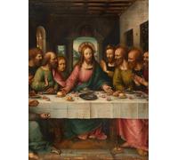 The Last Supper Diamond Art Kits Adults, 5D Diamond Painting Man, DIY Full Drill Cross Stitch Embroidery Crystal Art Mosaic Kits, Crafts for Adults, Paintings for Room Decor Gifts 12x16 inch T-7304
