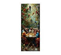The Last Supper Diamond Art Kits Adults, DIY Diamond Painting Bird Full Drill kits, Crystal Art Rhinestone Embroidery Cross Stitch Crafts Paint by Numbers 30 x 12Inch Autumn Decorations Room ZSDH-4724