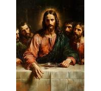 The Last Supper Diamond Art Kits Adults, Man 5D Diamond Painting Kit, DIY Crafts for Adults, Full Drill Gem Art Set Crystal Rhinestone Embroidery Canvas Painting for Home Wall Decor 36x48in Q-3516