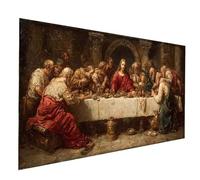 The Last Supper Diamond Art Kits Adults Man Diamond Painting, Crystal Art Kits for Adults 32x64In, Full Drill Painting by Numbers, Rhinestone Cross Stitch Embroidery Crafts, Room Decor Gifts JXL-10457