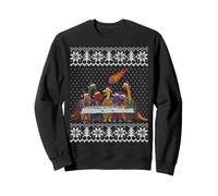 The last supper dinosaur extinction Ugly Christmas sweater Sweatshirt