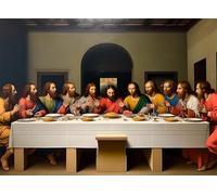 The Last Supper Jigsaw Puzzles for Adults 1000 Piece Jigsaw Puzzles for Adults 1000 Pieces Jigsaws Puzzle Man Educational Games, Stress Smart Games, Gifts for Friends Family, Home Decoration g-500