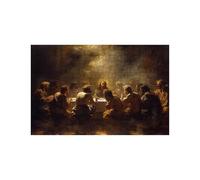 The Last Supper Jigsaw Puzzles for Adults 1000, Wooden 1000 Piece Jigsaw Puzzles for Adults Landscape, Puzzle Games for The Whole Family Together, Puzzle for Wall Art Home Decor 30x20 Inches LZPT03296