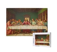 The Last Supper Jigsaw Puzzles for Adults 2000 Religion Puzzles for Adults Wooden,Funny/Difficult/Impossible/Challenging Decompression Games,As a Birthday for Women and Men ML-592