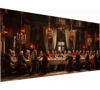 The Last Supper Large Diamond Art for Adults 30x60cm, Diamond Art 6-3408