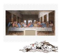 The Last Supper Leonardo Puzzle Jigsaws 500 Pieces for Adults Wooden Puzzles Family Fun Jigsaws Puzzles 500pcs (52x38cm)