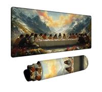 The Last Supper Mouse Mat, Gaming Mouse Pad Landscape Waterproof Desk Mat Large 40 x 16 x 0.12in with Non-slip Rubber Base, Mousepad for Laptop Keyboard Autumn Decor Office Desk Accessories DBYH-0467