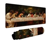 The Last Supper Mouse Mat, Waterproof Gaming Mouse pad Office Accessories 24 x 56in Mousepad for Improve Accuracy and Speed, Tree Desk Mat for Laptop Keyboard Office Product Desk Autumn Decor FSBD3661