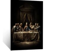 The Last Supper Paint by Numbers for Adults Dinner Painting by Numbers for Children Crafts 32 x 40 In, DIY Hobbies for Adults Women, Painting on Canvas Using Acrylic Paint and Brushes, Gifts LSJ-9050