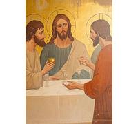 The Last Supper Paint by Numbers Kits for Adults, Man Painting by Number Kits On Canvas, DIY Canvas Oil Painting Kit for Adult Beginner, Arts and Crafts Kit Acrylic Pigment, Home Decor 20x30 cm X-492